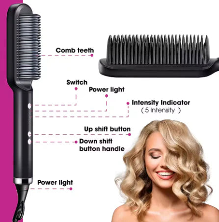 Cepillo Alisador - Alissence™ | Alisado Rápido y Sin Daños