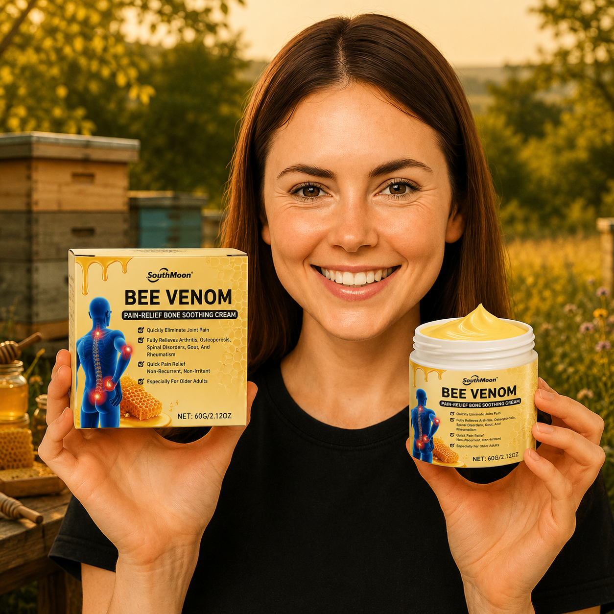 ✨ Crema Reafirmante y Antiarrugas - Crema de Veneno de Abeja